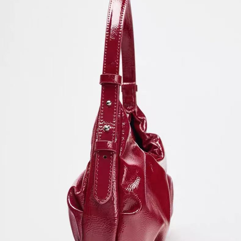 Scarlett Ruched Shoulder Bag