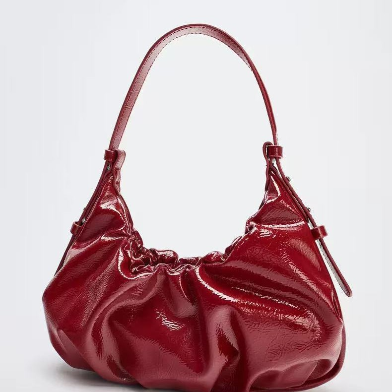 Scarlett Ruched Shoulder Bag