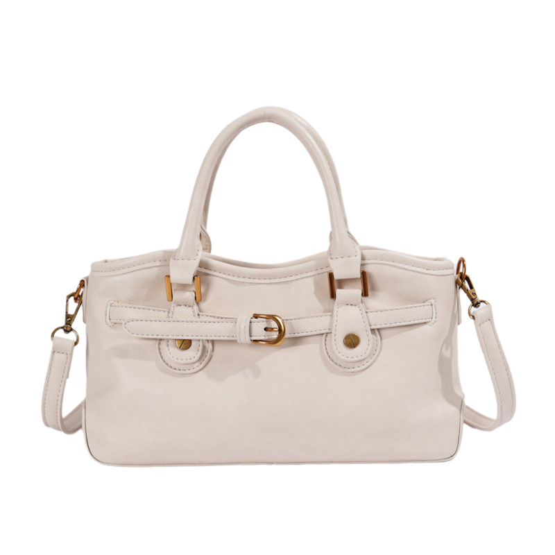 Belted Shoulder Handbag